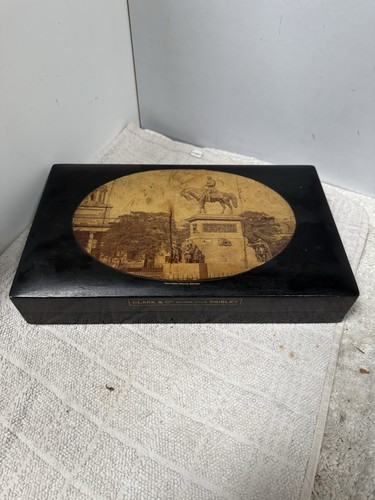 Vintage wooden box clark - clark, &