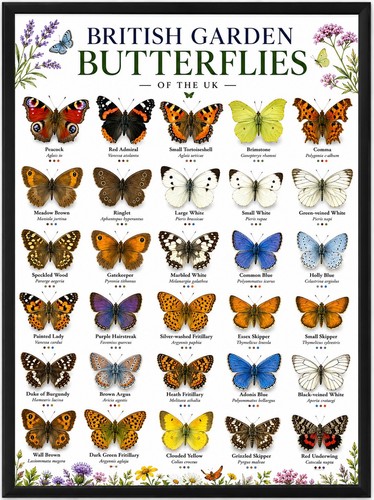 British garden butterflies - garden,