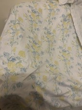 1 Single Vintage Laura Ashley Sweet Pea Pattern Lined Curtain 