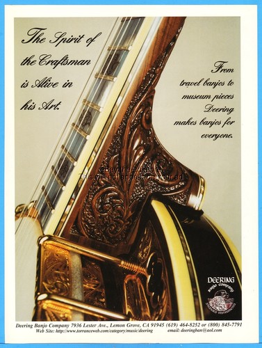 1998 deering banjo spring - banjo,