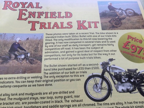 Royal enfield bullet - royal, trials