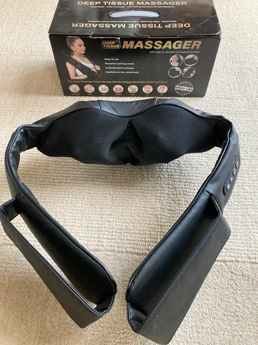Deep tissue shiatsu massager