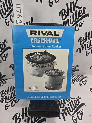 Rival crock pot - crock-pot, slow