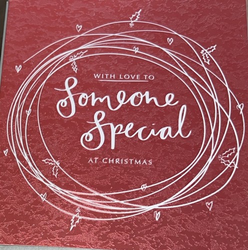 Someone special christmas card - special,