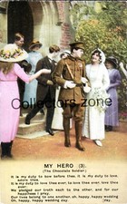 WW1 Bamforth Song Card My Hero