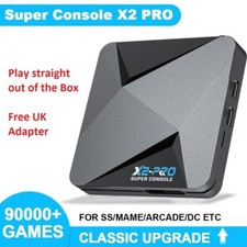 Super Console X2 Pro with 90000 Video Games for PS1/DC/MAME/SS with Gamepad Kids