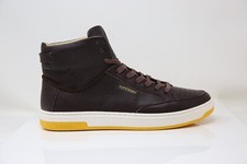 Superdry Premium Basket Lux Dark Brown Trainers Shoes Size UK 11 EUR 45