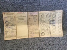 MORRIS VAN 1955 CLASSIC VINTAGE RF60 LOGBOOK MEMORABILIA 