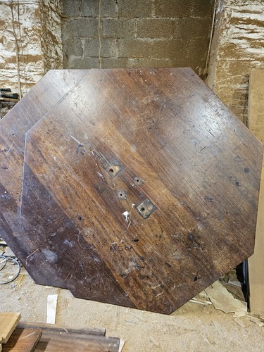 Reclaimed iroko school - ,