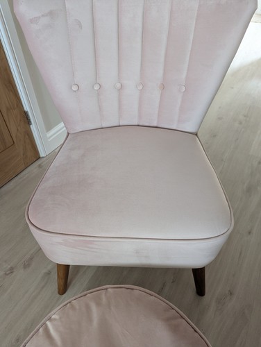 Pink accent chair velvet - chair,