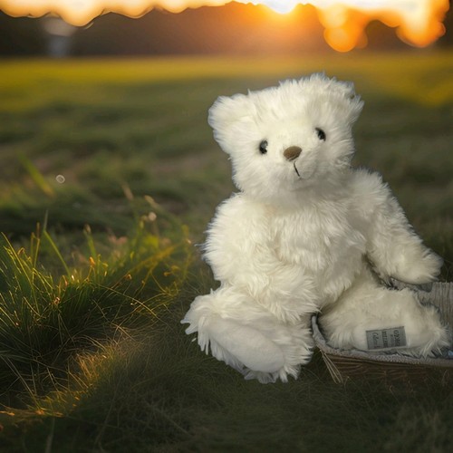 Fluffy white teddy giorgio - white,