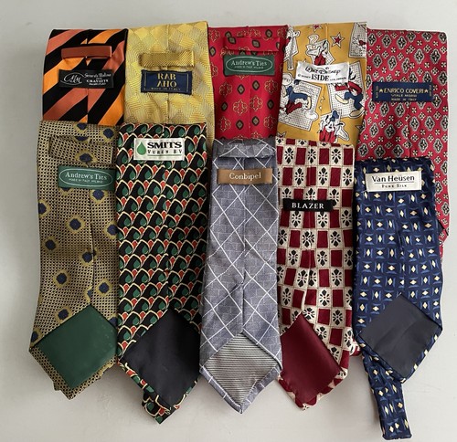 Joblot silk ties - silk,