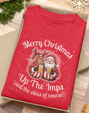 Lincoln City Fans Imps Christmas T-Shirt / Santa Football Xmas Jumper Gift