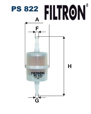 Fuel filter 822 filtron i - filter,
