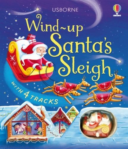 Wind santa sleigh - wind-up, sleigh,