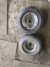 wheelhorse ride on lawn mower wheels tyre 16 7.50 8 pair toro front 1" shaft