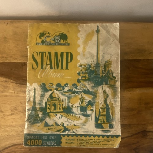 Stamp collection album mixed - album,