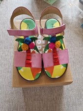 Girls Mini Boden Pink Leather