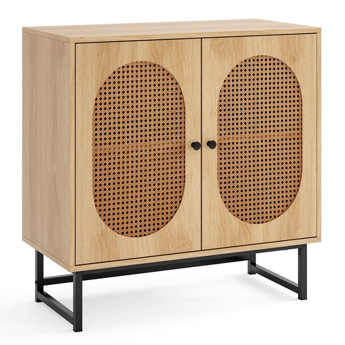 Rattan storage cabinet doors - rattan,