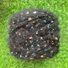 Mohair Sequin Yarn Soft Plush Wool Thread For DIY Hand Knitted Sweater Scarf P