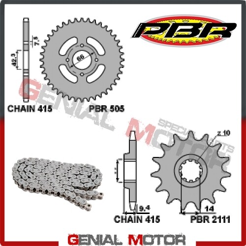 Ek1172 chain and - ek1172, sprockets