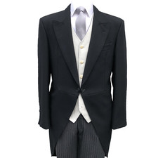 3 PIECE TAILCOAT SUIT BLACK
