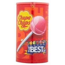 Chupa Chups Party Sweets - The Best Of Lollipop Tube (100 Lollies In 7 Flavours)