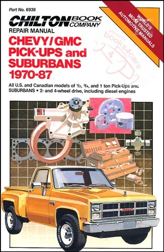 Shop manual pickup suburban - pickup,