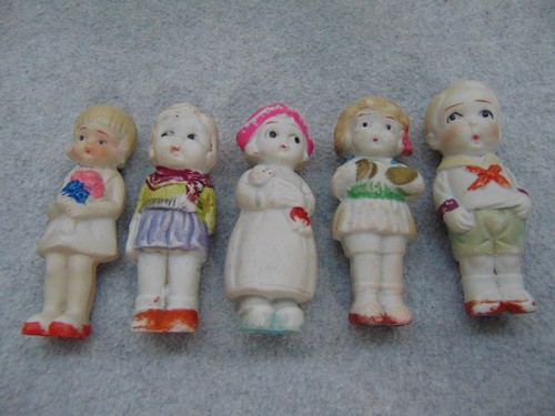 Lot antique japan bisque - lot, 5