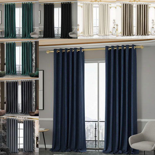 100 blackout curtains pair - 100%,
