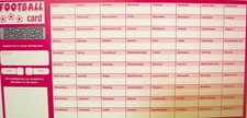 Fundraising Football scratch cards 40 80 60 50 20 teams such easy Charity system