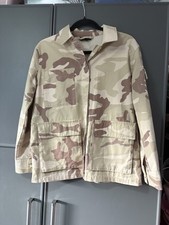 Vintage Top Shop Camouflage Military Style Jacket Size 8 Petite