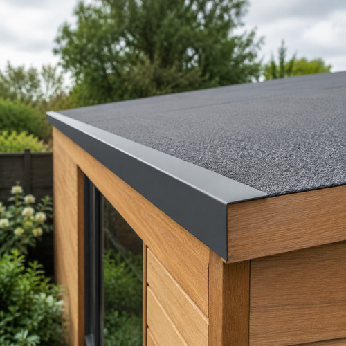 Slate blue steel - steel, corner