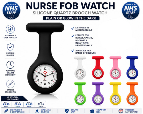 Nurse fob watch - nurse, silicon