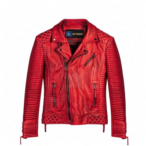 Men red biker - men’s,