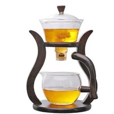 Modern Glass Tea Set Semi-Automatic Drip Pot for Tea Coffee – Lazy Kungfu Gift
