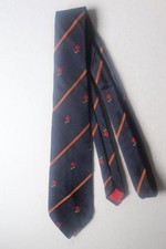 England Rugby Union Tie c1980's Macaseta Blue