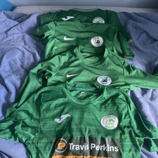 All Green Linfield  Football Shirt