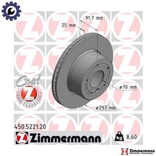 2x BRAKE DISC 450.5221.20 FOR