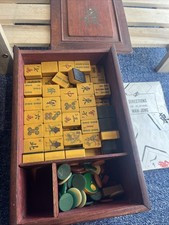 Vintage 148 Tile Mahjong Set -