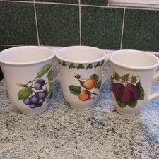 3 Portmeirion pomona Mugs