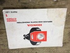 Honda c50 parts book - c50, z2