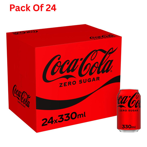 Coca cola zero sugar 330ml - cola,