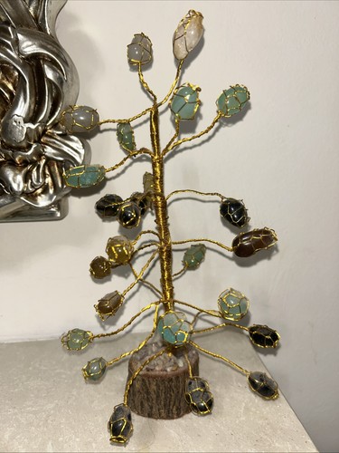 Large gem stone crystals - large, tree