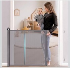 Stair Gate Retractable No Screws No Instructions.