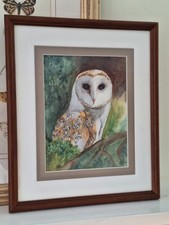 Original Watercolour, Owl