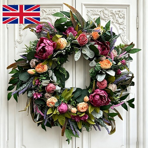 Artificial flower wreath - artificial,