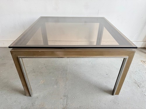 Mid century square brass - mid,