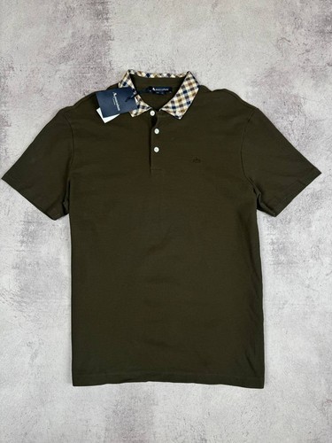 New aquascutum khaki polo - aquascutum,