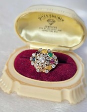 Antique Vtg 10k Gold Sapphire